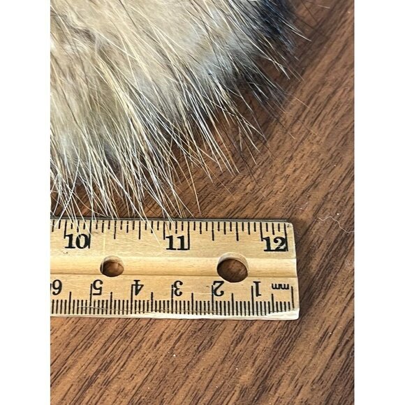 Women Hat Metallic Gold Knit Fur Pom Beanie Winter Cuffed Cap Fall Stretch 80s - Picture 6 of 6